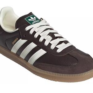 BRAND NEW w/ Tags - Adidas Samba OG Sneaker in Dark Brown and Off White